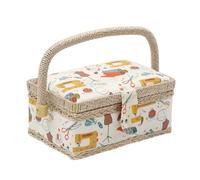 YDYAENIO Borsa Portaoggetti Contenitore for Borsa da Cucito for Borsa Carrello for Kit for riporre ago e Filo Accessori for Il(Light Grey)