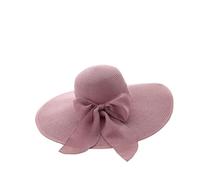 YDYAENIO Cappello di Paglia a Tesa Larga for Donna, Cappello con Visiera, da Spiaggia for Le Vacanze, Sole per i Viaggi Durante(Color 7)