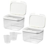 YDYAENIO Contenitore Detersivo Capsule per Bucato Contenitore for Capsule for bucato, Contenitore Pop-up for lavastoviglie, Grande capacità, Contiene Perline profumate sigillate(Color 1-2.8L 2Pcs)