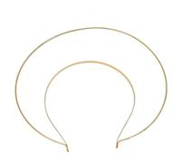 YDYAENIO Fascia for capelli in metallo a due strati a doppio filo | 5PCS Nero/Argento/Rosa Golde Dea Aura Fasce for capelli Tiara Corona Cerchi for capelli FAI DA TE