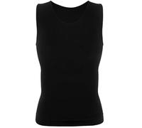 YDYAENIO Maglietta Compressione Uomo Maglie a Compressione da Uomo, Modellanti for Il Controllo della Pancia, Maglietta a, Gilet Sottile for Piatta, Allenamento Fitness(1 PCS Black,M)