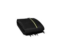 YDYAENIO Rete di Sicurezza for Trampolino, Rete di Recinzione di Ricambio da 12 14 15 16 Piedi for Telaio Rotondo, con Cerniera a Doppia Testa(16Ft 12P)