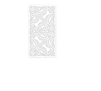 YDYAENIO Stencil da 40 cm - 80 cm for dipingere pareti Decorative in Gesso, Stucco, Modello Grande in plastica Extra Damascato Classico(XXL 40cmX80cm - B)
