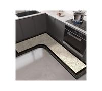 YDYAENIO Tappeto Angolare Doccia Tappetino da cucina in PVC a forma di L, assorbente, lavabile, antiscivolo, for olio, tappetini for piedi, Alfombra Cocina(Color 6,1pc 80x150x45cm)