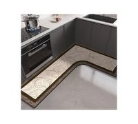 YDYAENIO Tappeto Angolare Doccia Tappetino da cucina in PVC a forma di L, assorbente, lavabile, antiscivolo, for olio, tappetini for piedi, Alfombra Cocina(Color 7,1pc 100x120x45cm)