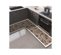 YDYAENIO Tappeto Angolare Doccia Tappetino da cucina in PVC a forma di L, assorbente, lavabile, antiscivolo, for olio, tappetini for piedi, Alfombra Cocina(Color 10,1pc 100x120x45cm)