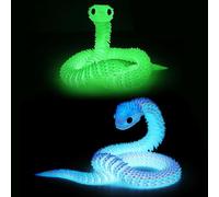 YDYSAA 2 Pezzi Giocattolo a Serpente Stampato 3D 30 Cm 3D Serpente Giocattolo Flessibile Decorazione Da Scrivania Con Giunti a Forma Di Serpente Per La Sorpresa Di Pasqua,Decorazione Per La Casa