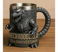 YDZYFFS 300ML Mug Divertenti - Tazze Colazione, Tazza Con Dinosauro 3D, Boccali Da Birra In Acciaio Inossidabile Con Resina, Tazza Da Caffè Con Leggende Dei Mostri, Regali Creativi Per La Casa(F)