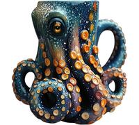 YDZYFFS 3D Tazze Colazione - Mug Divertenti, Tazza Da Birra Pirata Medievale 3D, Design 3D Con Polpo E Drago Kraken, Tazza Da Pirata, Esclusiva Tazza Da Caffè In Ceramica, Regalo Per Uomo(E)