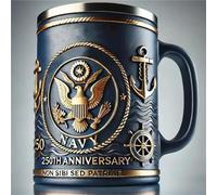 YDZYFFS 400ML Tazze Colazione - Mug Divertenti, Tazza Da Caffè In Acciaio Inossidabile Da 10 Once Con Tema Militare, Boccale Da Birra Con Design Decorativo In Rilievo 3D(Blue)
