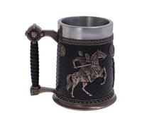 YDZYFFS Mug Divertenti - Tazze Colazione, Tazza Con Statuina In Acciaio Inossidabile, Boccale Da Birra Samurai Warhorse, Tazza Retrò Creativa Samurai Di Grande Capacità