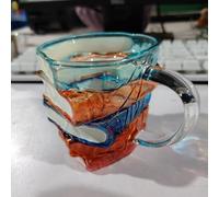 YDZYFFS Tazze Colazione - Mug Divertenti, Tazza Da 300 Ml A Forma Di Libro Dipinto, Tazze Da Caffè Con Motivo 3D A Forma Di Libro Da Biblioteca, Tè E Caffè.