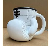 YDZYFFS Tazze Colazione - Mug Divertenti, Tazza Da Caffè Originale Unica Da 12 Once, Tazza Con Guantoni Da Boxe 3D, Boccale Da Birra Dal Design Accattivante, Tazze A Tema Sportivo(Red)