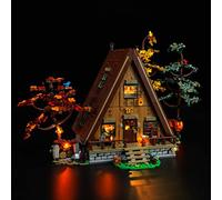 YEABRICKS Kit Luci a LED per-21338 Ideas A-Frame Cabin Modello da Costruire (esclusi i kit di costruzione)