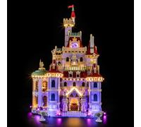 YEABRICKS Kit Luci a LED per-43263 Disney Castello de La Bella e la Bestia Modello da Costruire (esclusi i kit di costruzione)