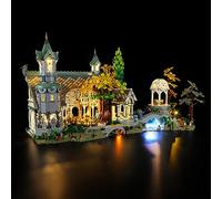 YEABRICKS Kit Luci a LED per Lego 10316 Lord of the Rings IL SIGNORE DEGLI ANELLI: GRAN BURRONE Modello da Costruire (Set Lego NON Incluso)