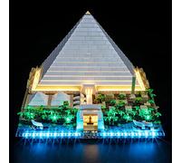 YEABRICKS Kit Luci a LED per Lego 21058 Architecture Great Pyramid of Giza Modello da Costruire (Set Lego NON Incluso)