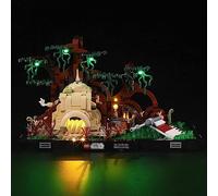 YEABRICKS Kit Luci a LED per Lego 75330 Star Wars Dagobah Jedi Training Diorama Modello da Costruire (Set Lego NON Incluso)