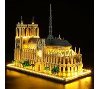 YEABRICKS Luce a LED per Lego 21061 Architecture Notre-Dame de Paris (set Lego non incluso), Set di luci, 1 pezzo, 4.3" x 6.3" x 1.18", Età minima: 6 anni - 14 anni