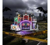 YEABRICKS Luce a LED per modellini Lego-76300 DC Arkham Asylum Building Blocks (set da costruzione non incluso)