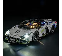 YEABRICKS Luce a LED per modellino Lego 42214 Technic Lamborghini Revuelto Super Sports Car Building Blocks (set da costruzione non incluso)