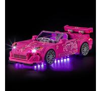 YEABRICKS Luce a LED per modello 77241 Speed Champions 2 Fast 2 Furious Honda S2000 Building Blocks (set da costruzione non incluso)