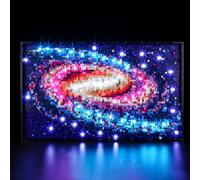 YEABRICKS Luce LED per 31212 Idee La Via Lattea Modello di Blocchi da Costruzione (Set di Costruzione NON Incluso)