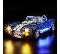 YEABRICKS Luce LED per Lego 10357 Icons Shelby Cobra 427 S/C Building Blocks Model (Lego Set NON incluso)