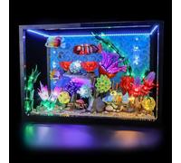 YEABRICKS Luce LED per Lego 10366 Icons acquario tropicale modello mattoncini da costruzione (set di mattoncini non inclusi)
