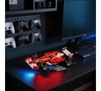 YEABRICKS Luce LED per Lego 11375 Icons Ferrari F2004 e Michael Schumacher mattoncini modello (set di mattoncini non incluso)