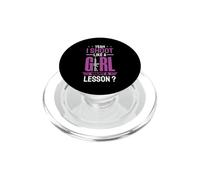 Yeah I Shoot Like A Girl Want A Lezione Design PopSockets PopGrip per MagSafe
