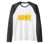 Yeah I'm ADHD Always Down for Hilarious Detours Maglia con Maniche Raglan