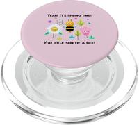 Yeah It's Spring Time You Little Son Of A Bee (Grafica divertente) PopSockets PopGrip per MagSafe