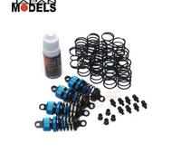 Yeah Racing SHOCK-GEAR 55mm Aluminum Damper Set For 1/10 RC Touring Car Blue