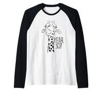 Yeah So... Irked Giraffa Espressione Divertente Animale Cartone Animale Maglia con Maniche Raglan