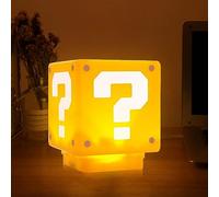 YeahBoom Luce Notturna 3D a Forma di Punto Interrogativo - Lampada da Tavolo Decorativa LED