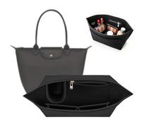 YeahBoom Organizer Borsa Donna,Organizer per Borse Longchamp M,Organizzatore Borse Feltro con Scomparti Multipli,Organizer Pieghevole per Portafogli