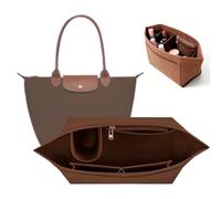 YeahBoom Organizer Borsa Donna,Organizer per Borse Longchamp M,Organizzatore Borse Feltro con Scomparti Multipli,Organizer Pieghevole per Portafogli