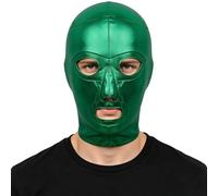 Yeahdor Maschere Lotta Messicana Maschera In Pelle Che Copre Interamente Il Viso Protezione La Testa La Lotta Maschere Adulti Festa Blu reale Taglia unica