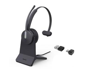 Yealink BH70 Mono Teams + Base Bluetooth Casco Bluetooth professionale monoaurale con base di ricarica, certificazione Microsoft Teams e autonomia