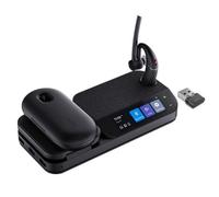Cuffia con microfono Yealink BH71-WORKSTATION-PRO cuffia e auricolare Wireless In-ear Ufficio Bluetooth Base di ricarica Nero [BH71-WORKSTATION-PRO]