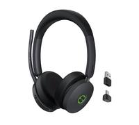 Yealink BH74 ANC Cuffie Bluetooth con microfono, microfono ibrido con cancellazione del rumore 6x, Cuffie on ear per il lavoro,autonomia in conversazione fino a 32 ore,Certificate per Microsoft Teams