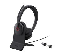 YEALINK BH74 + Stand Teams USB-C/A AURICOLARI WIRELESS, Nero