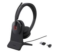 Yealink BH74 Cuffie stereo Bluetooth wireless USB-C/A | Approvate per Microsoft Teams | Con base di ricarica