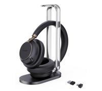 Yealink Cuffie BH 76 Plus con supporto di ricarica UC Black USB-C/A
