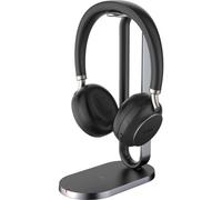 Yealink Bluet.Headset BH76 Teams Black USB-A Charging Stand