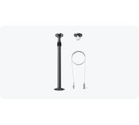 Yealink cm-Mount Kit - Set di Fissaggio 3 in 1 per Microfono da soffitto CM20, con 3 Corde di Sospensione, Supporto da soffitto, Asta Regolabile in Lunghezza, opzioni di Installazione Flessibili