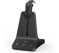 Yealink Cuffie wireless DECT WH63 E2, certificate per squadre, cuffie convertibili a orecchio singolo (mono), si collega a telefono da scrivania e computer, microfono con cancellazione del rumore, 3