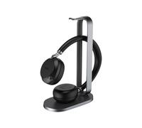 Yealink Cuffie Bluetooth BH72 Teams Light Gray USB-A con supporto di ricarica