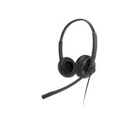 Yealink UH34 Dual Teams Auricolare Cablato A Padiglione Ufficio USB tipo A Nero
